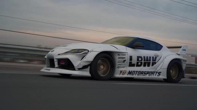 Liberty Walk WORKS Toyota Supra w Valvetronic Fi EXHAUST X YD Motorsports