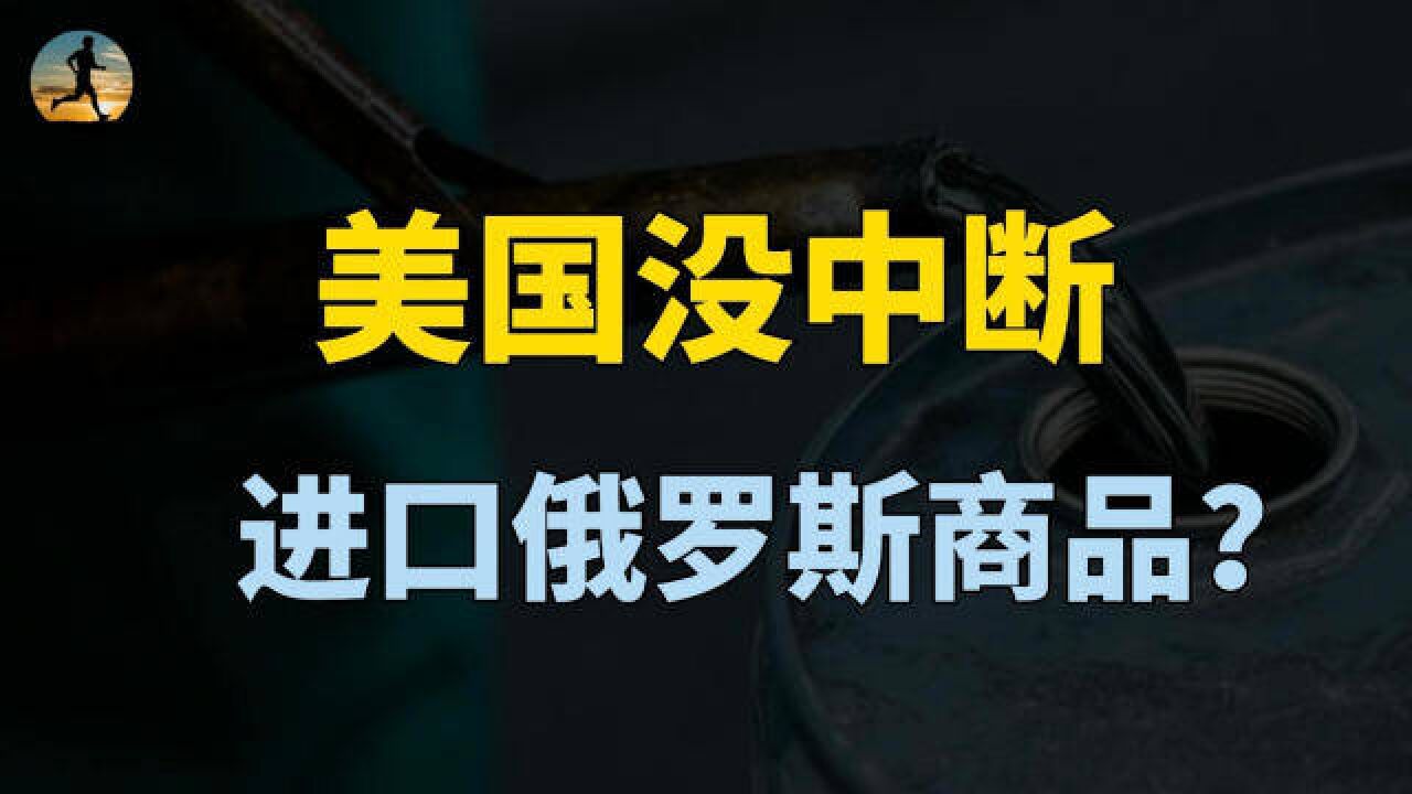 美国从俄罗斯进口货物,月均超10亿美元,背后原因是什么?