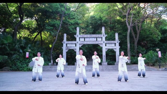 柳州市雀儿山公园管理处工会代表队八法五步组