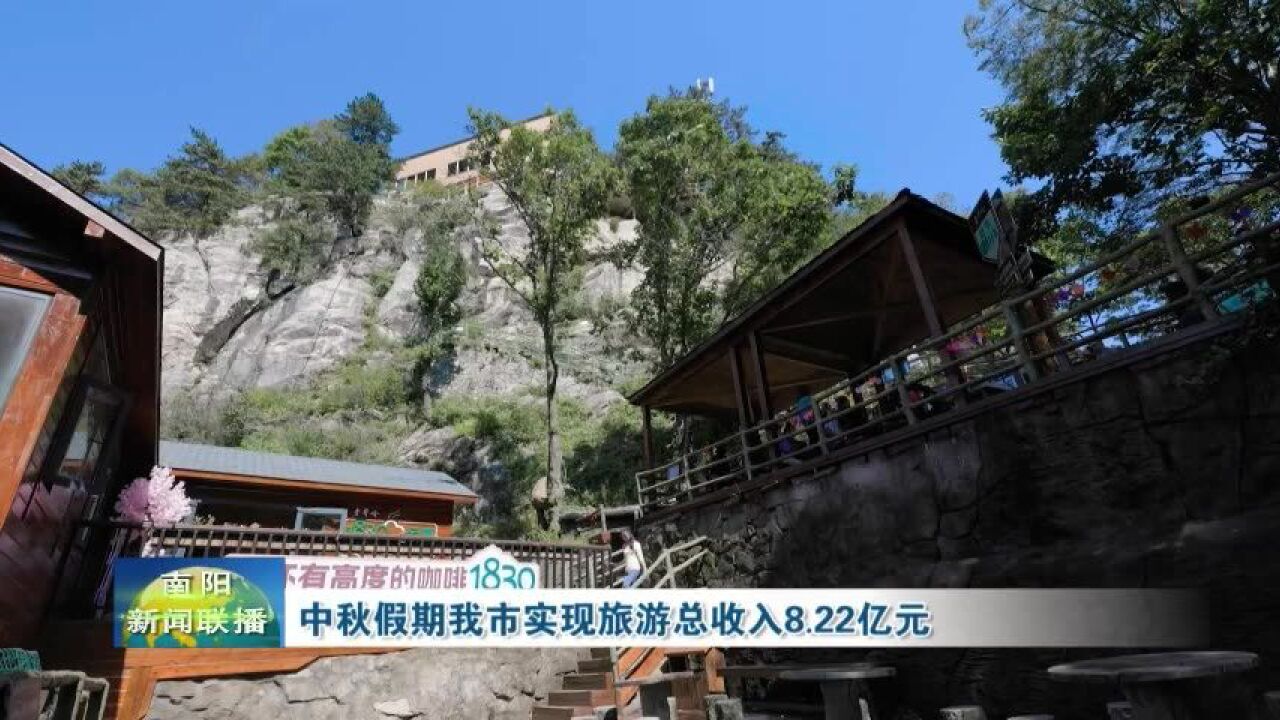 南阳中秋假期我市旅游收入8.22亿