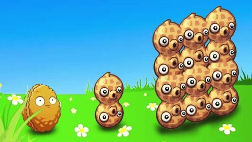 植物大战僵尸：集合莲藕花生豌豆三大射手！挑战最强僵博，能赢吗