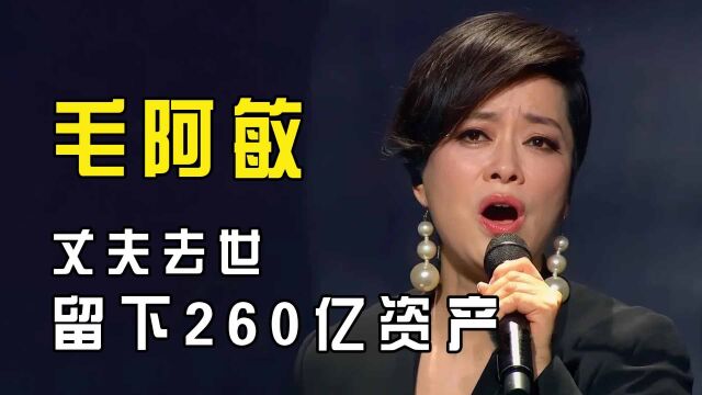 毛阿敏:丈夫意外离世,留下260亿资产,现在过的怎样了?