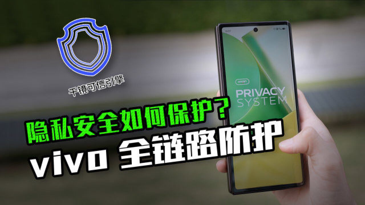 隐私安全如何保护? vivo全链路防护