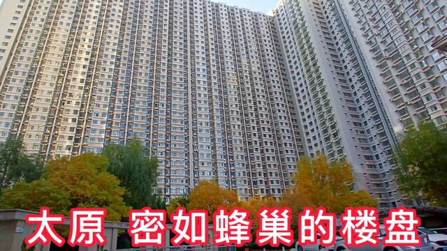 实拍太原蜂巢式住宅楼,媲美香港鸽子笼住宅