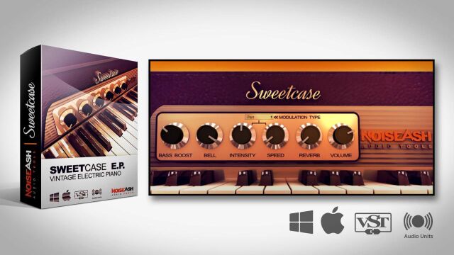 Best FREE Electric Piano VST AU Sweetcase Vintage Electric Piano VST AU Plugin 