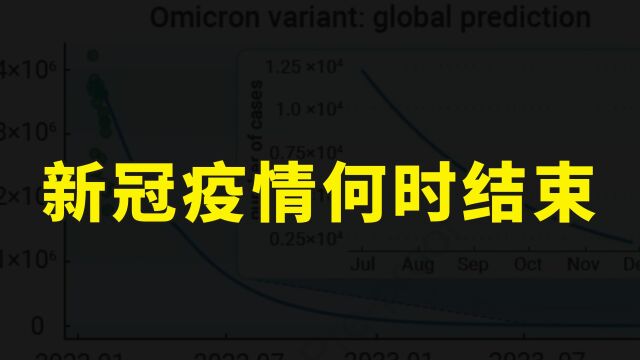 新冠疫情到底何时结束?兰州大学做出最新预测,2023年将回归正常