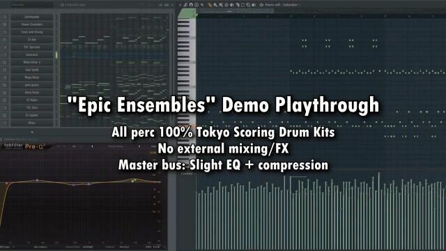 Epic Drum Ensembles with Tokyo Scoring Drum Kits