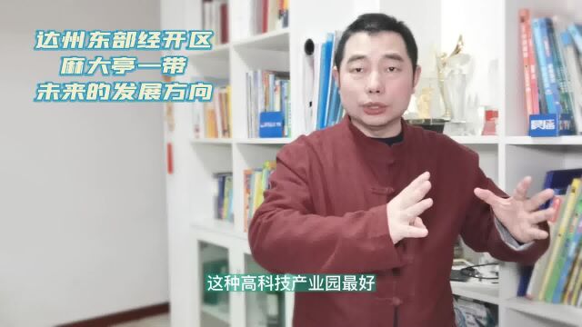 四川达州东部经开区及麻大亭一带的未来发展方向,希望是这样的!