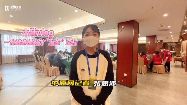 小沛VLOG第三期:一份政协提案的“诞生”过程