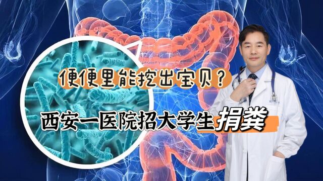 便便里能挖出宝?西安一医院招募大学生捐粪,看藏在粪便里的秘密