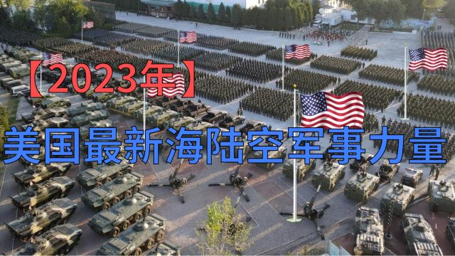 2023美国最新海陆空军事武装力量