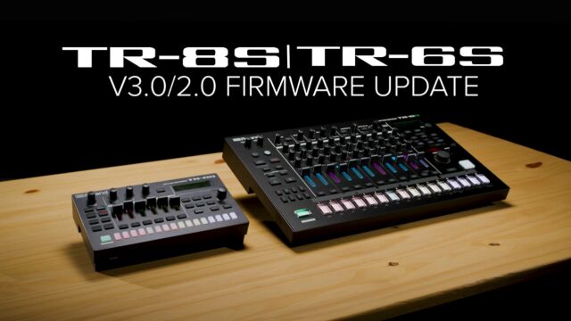 Roland TR8S v3.0TR6S v2.0固件更新概述