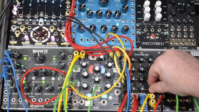 AI018 Eurorack Stereo Matrix Mixer Demo Video