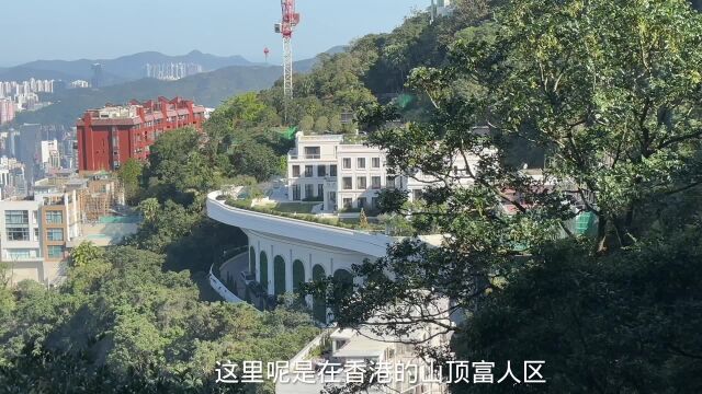 香港山顶李兆基家豪宅全貌,李家诚花18.5亿买的,太气派啦