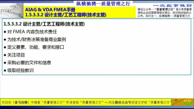 22 1.5.3.3.2 设计主管工艺工程师 FMEA手册培训