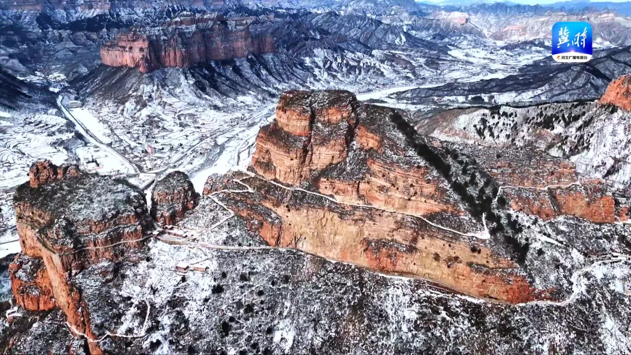 美丽河北 | 冰雕玉砌的冬季东太行风光