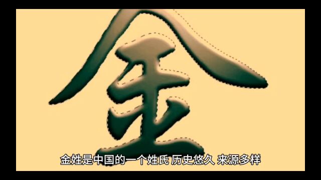 金姓的传奇:揭秘你不知道的故事