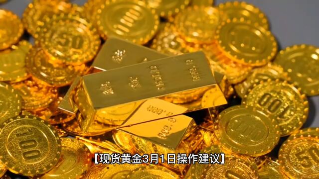 黄金3月1日操作建议