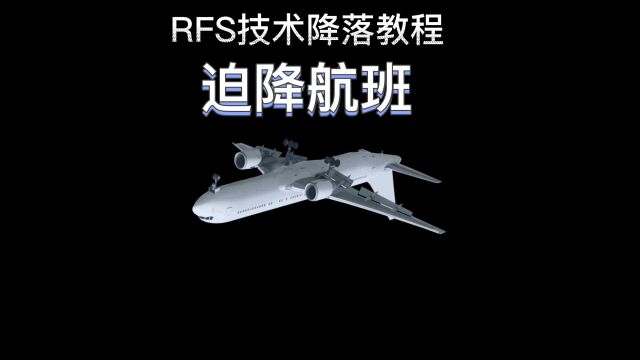 迫降航班电影再现还原,rfs第一视角模拟降落