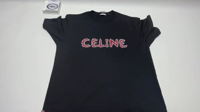 Celine烫钻短袖对比