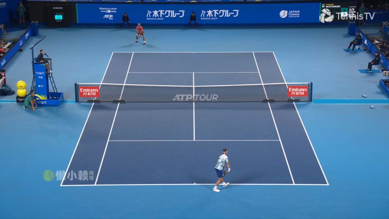 2023ATP东京赛R1 鲁德vs绵贯阳介