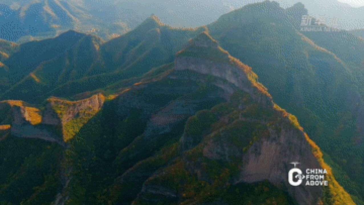 瞰中国|河北承德:丹霞如画 秋景如诗