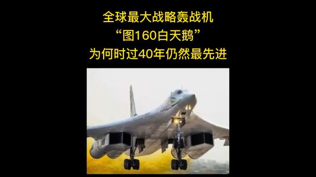 全球最大轰炸机“白天鹅”