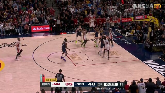 热火vs掘金中文解说全场回放