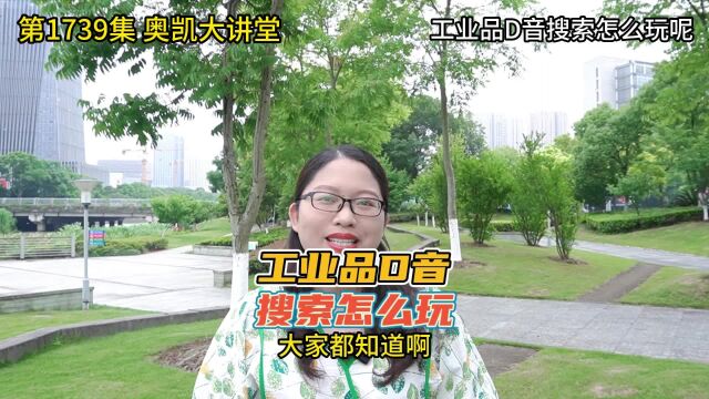 1739 工业品D音搜索怎么玩呢