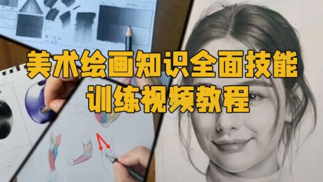 美术绘画知识全面技能训练视频教程 RRCG