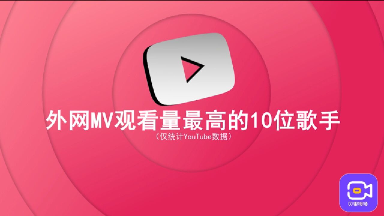 国外最热门歌手?YouTube点击量最高的10位,拉丁击败韩流?