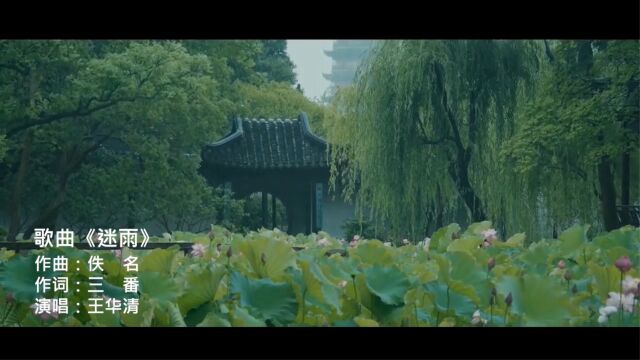 王华清演唱《迷雨》MV欣赏