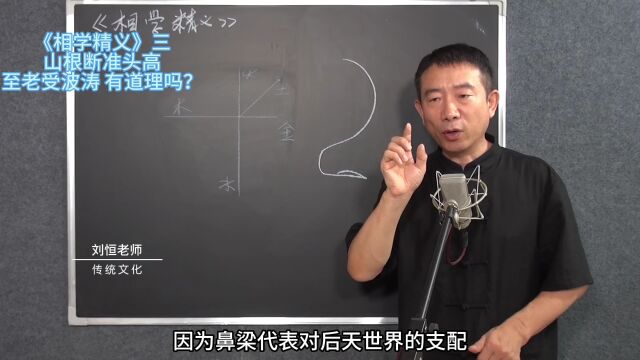 刘恒易经:《相学精义》三 山根断准头高 至老受波涛 有道理吗?