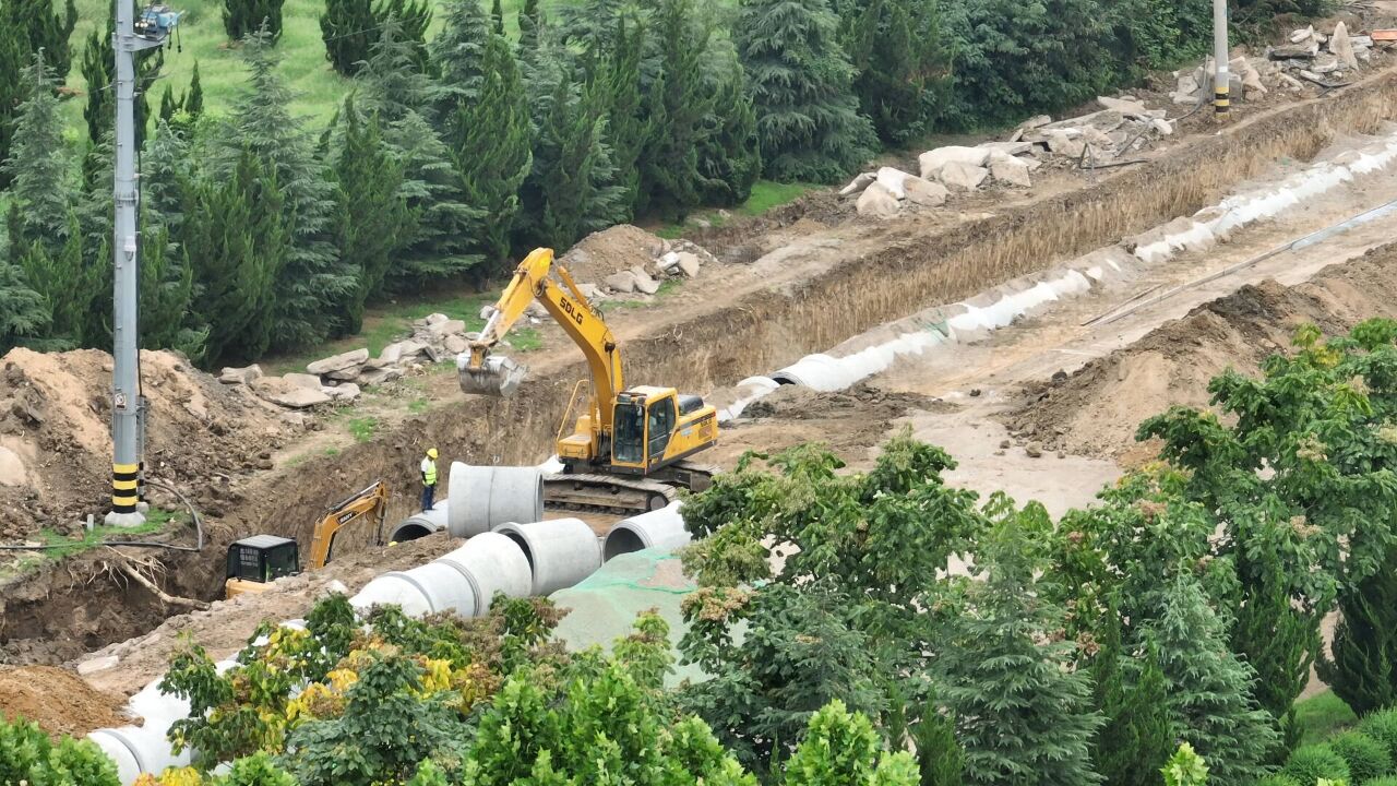 枣庄薛城德仁路改造建设有序推进 预计9月1日前完工