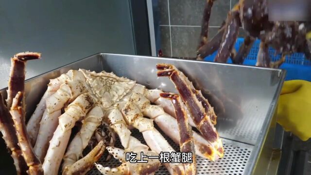 你没看错,这绝对是螃蟹中的劳斯莱斯帝王蟹