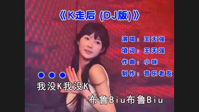 王天强《K走后 (DJ版)》根据小咪《我走后》改编!