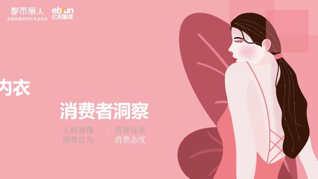 女性内衣行业消费趋势研究报告