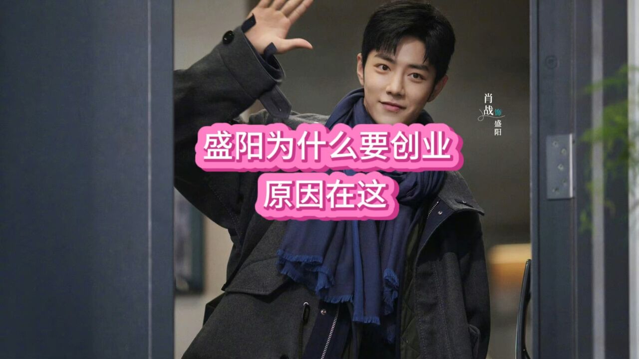 《骄阳伴我》:盛阳为什么要创业?这才是真正原因