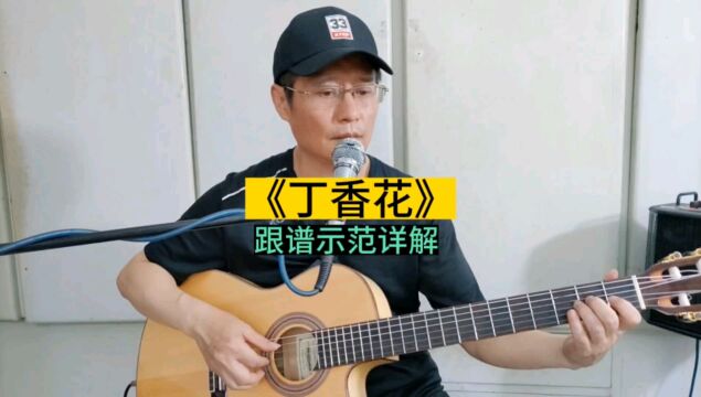 《丁香花》吉他独奏曲,经典老歌特别编配