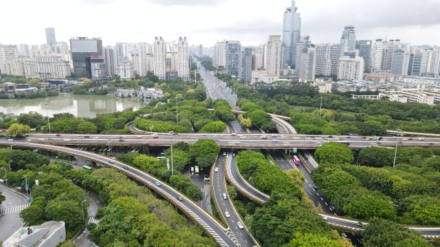 广西南宁民族大道(竹溪立交桥)