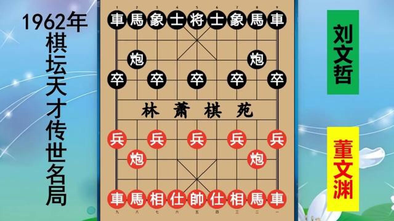 棋坛天才旷世杰作,陈毅元帅曾大加赞赏,董文渊自称千年一出!