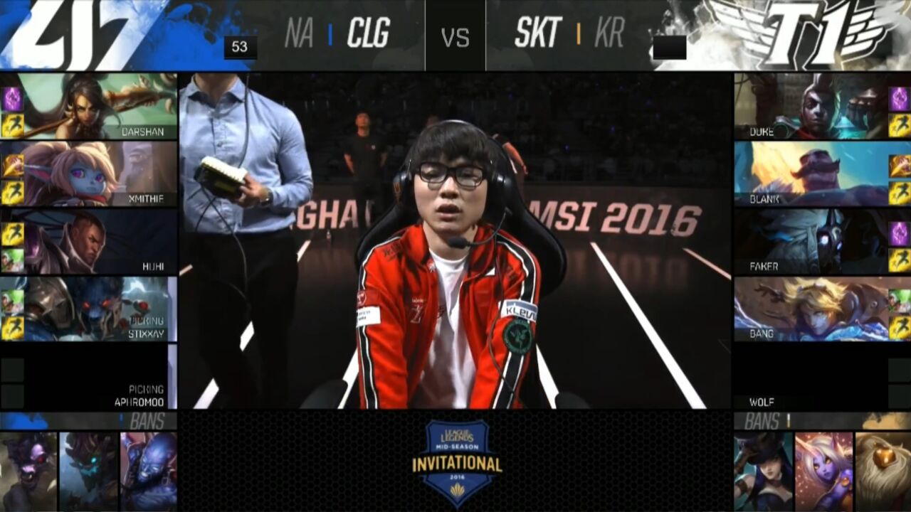 【2016MSI】小组赛 CLG vs SKT