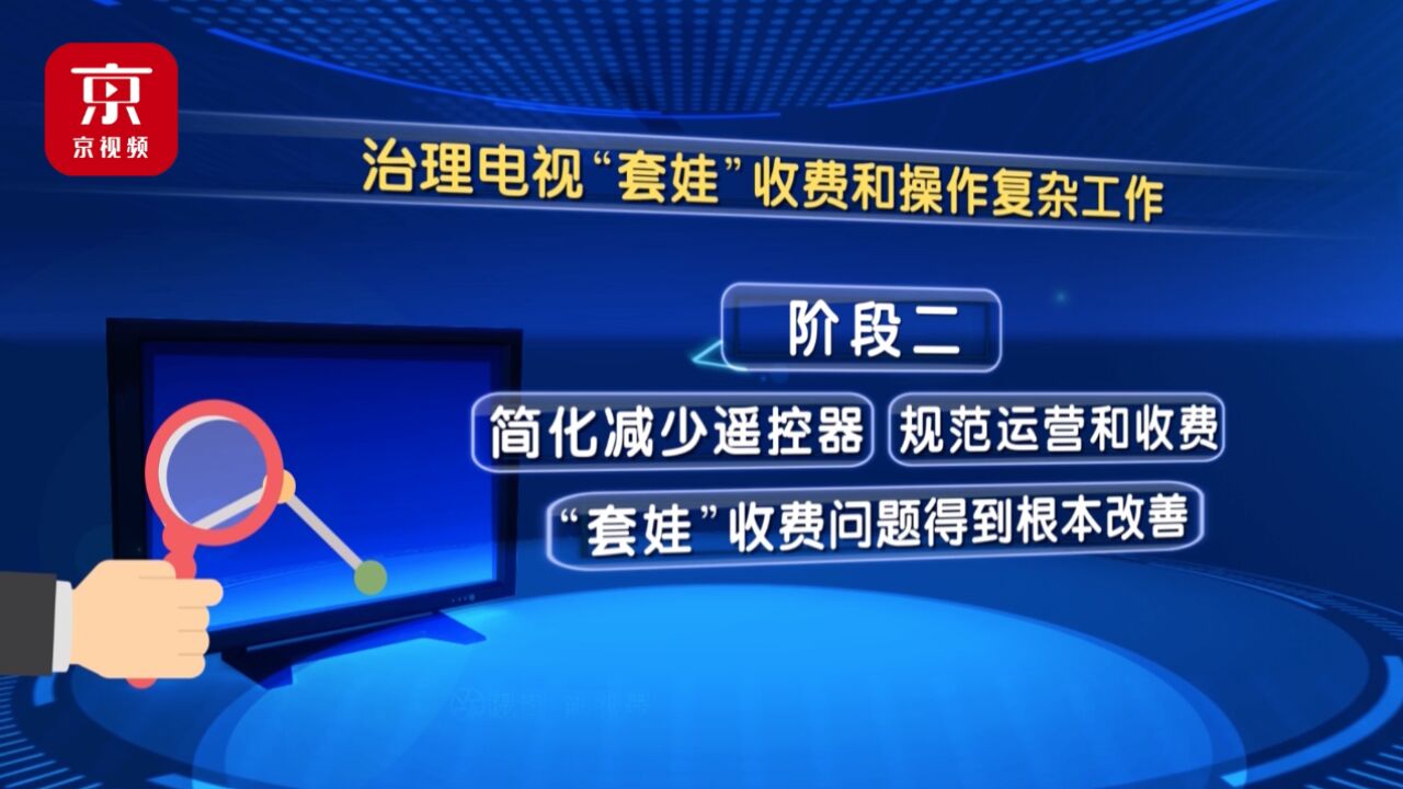 北京稳步推进治理电视“套娃”收费和操作复杂工作