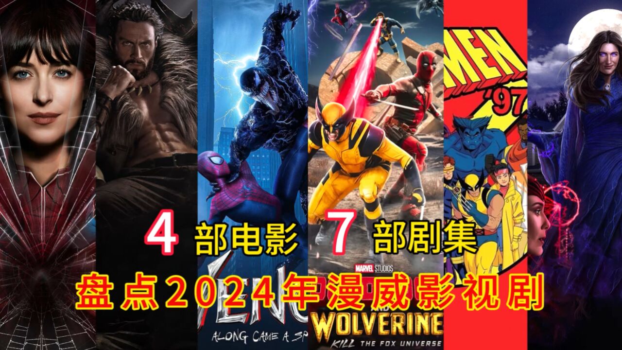 《死侍3》将彻底改变MCU历史!盘点2024年即将上映播出的漫威影视剧!