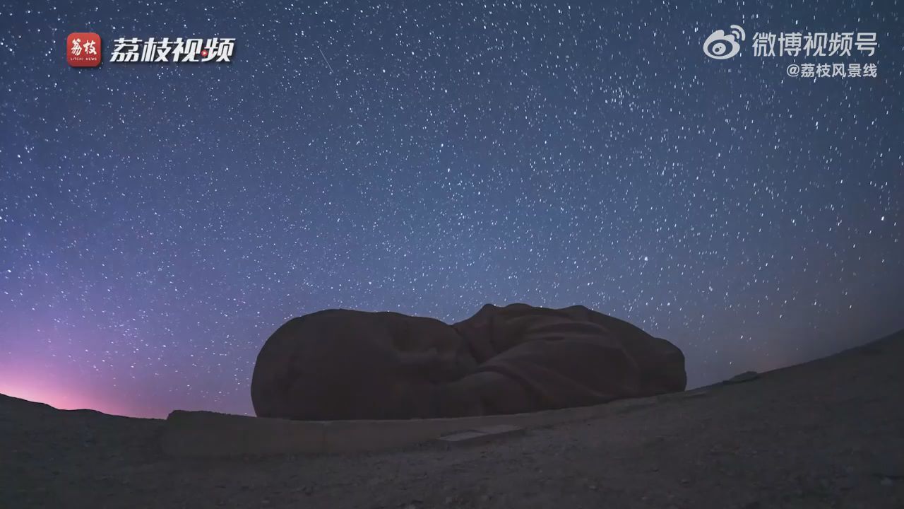 星汉灿烂!甘肃酒泉苍茫戈壁与璀璨星空同框