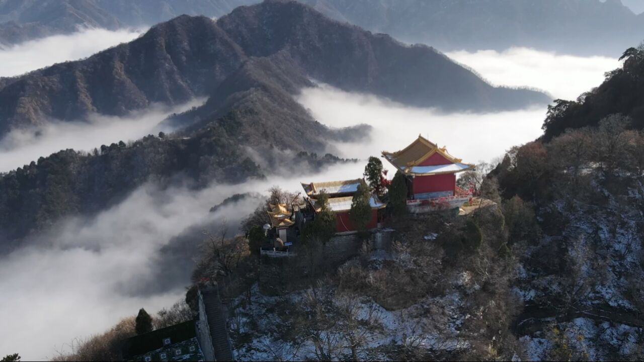 终南山南五台春日画卷徐徐展开! 这便是人间惊鸿宴,秦岭盛世颜