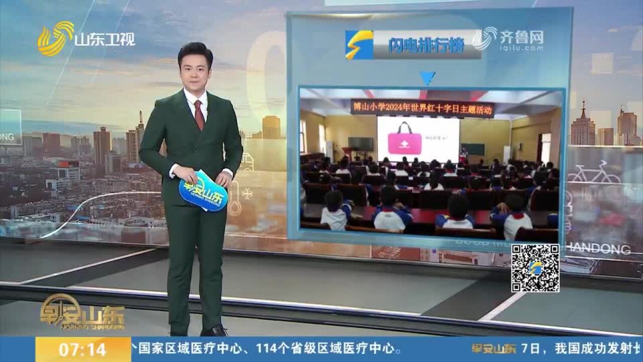 【世界红十字日】红十字志愿者走进中小学 开展应急知识培训