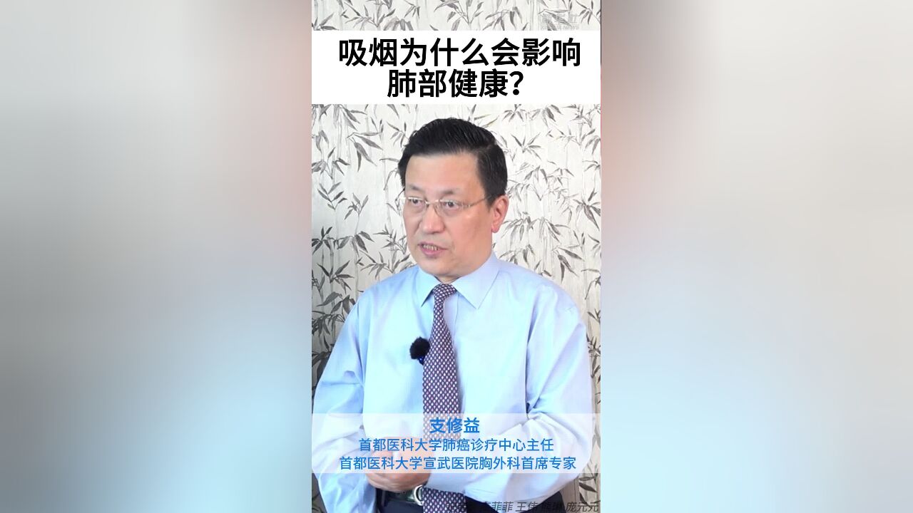 健康我来说|吸烟为什么会影响肺部健康?