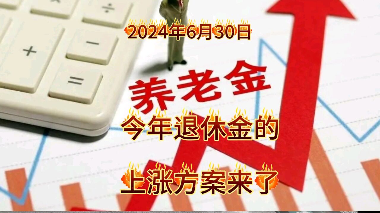 2024年退休金的上涨方案来了