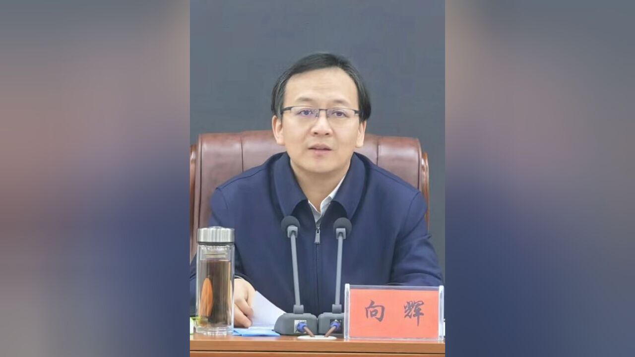 向辉跨省履新任白山市委书记,此前任沧州市市长